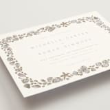 "Rocky Seaside Frame" - Wedding Invitations in Ocean by Shiny Penny Studio - Detail