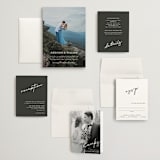 "As if a Dream" - Wedding Invitations in Cloud by Pine Street Creative - Invitation Suite