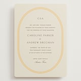 "Bocce" - Wedding Invitations in Melon by Megan Davis - Front