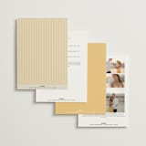 "Bocce" - Wedding Invitations in Melon by Megan Davis - Back of Card Options