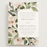 "petal toss" - Wedding Invitations in Cream by Angela Marzuki - Front
