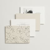 "Wonderful Tonight" - Wedding Invitations in Oreo Creme by Design Lotus - Back of Card Options