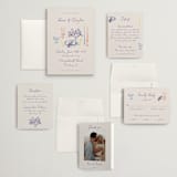 "tablescape drawing" - Wedding Invitations in Hydrangea by Cass Loh - Invitation Suite