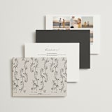 "etched floral" - Wedding Invitations in Stone by Phrosné Barwood - Back of Card Options