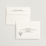 "Amore Mio" - Wedding Invitations in Nero by Helena Vitto - FREE Recipient Addressing