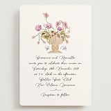 "Barolo" - Wedding Invitations in Deep Blush by Pati Cascino - Front