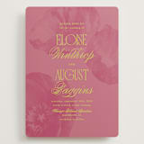 "Maximalist Poppies" - Wedding Invitations in Flamingo by Morgan Kendall - Front