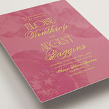 "Maximalist Poppies" - Wedding Invitations in Flamingo by Morgan Kendall - Detail