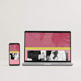 "Maximalist Poppies" - Wedding Invitations in Flamingo by Morgan Kendall - FREE Wedding Website