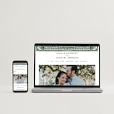 "Block Print Frame" - Wedding Invitations in Fern by Katharine Watson - FREE Wedding Website