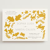 "Otomi" - Wedding Invitations in Sunshine by Shari Margolin - Front