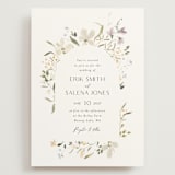 "Aster" - Wedding Invitations in Garden by Itsy Belle Studio - Front