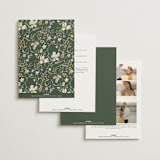 "Aster" - Wedding Invitations in Garden by Itsy Belle Studio - Back of Card Options
