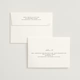 "Organza" - Wedding Invitations in Linen by Jill Means - FREE Recipient Addressing