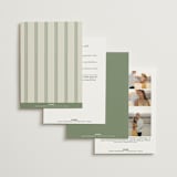 "Framed Floral" - Wedding Invitations in Mustard by Baumbirdy - Back of Card Options