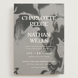 "marbled agate" - Wedding Invitations in Iron by Kimberley Henze - Front