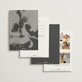 "marbled agate" - Wedding Invitations in Iron by Kimberley Henze - Back of Card Options