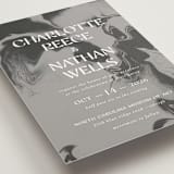 "marbled agate" - Wedding Invitations in Iron by Kimberley Henze - Detail