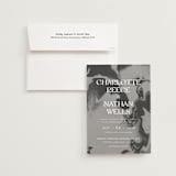 "marbled agate" - Wedding Invitations in Iron by Kimberley Henze - Invitation with Envelope