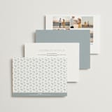 "Modern Crest" - Wedding Invitations in Sea by Kristen Smith - Back of Card Options