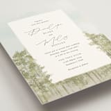 "Aspen" - Wedding Invitations in Lake by Robert and Stella - Detail