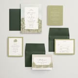 "Aspen" - Wedding Invitations in Lake by Robert and Stella - Invitation Suite