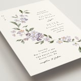 "Sweeping Vine" - Wedding Invitations in Periwinkle by Itsy Belle Studio - Detail