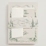 "Paradise" - Wedding Invitations in Forest by Petra Kern - Assembled with Belly Band