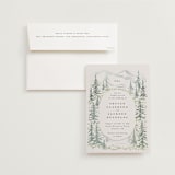 "Paradise" - Wedding Invitations in Forest by Petra Kern - Invitation with Envelope