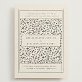 "Hansen" - Wedding Invitations in Almond by Stephanie Hawkes - Front