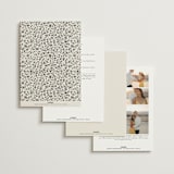 "Hansen" - Wedding Invitations in Almond by Stephanie Hawkes - Back of Card Options