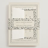 "Hansen" - Wedding Invitations in Almond by Stephanie Hawkes - Assembled with Belly Band