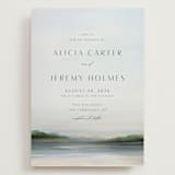 "Calm Water" - Wedding Invitations in Sky by Nicole Walsh - Front