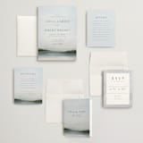 "Calm Water" - Wedding Invitations in Sky by Nicole Walsh - Invitation Suite