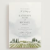 "Estate" - Wedding Invitations in Sky by Rebecca Durflinger - Front