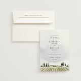 "Estate" - Wedding Invitations in Sky by Rebecca Durflinger - Invitation with Envelope