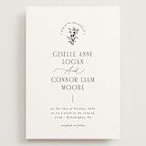 "Quintessential" - Wedding Invitations in Cotton by Everett Paper Goods - Front