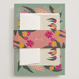"Phool Bahar" - Wedding Invitations in Patta by Creo Study - Assembled with Belly Band