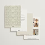 "Century" - Wedding Invitations in Robin's Egg by Jen Owens - Back of Card Options