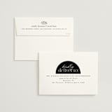 "Little party big love" - Wedding Invitations in Noir by Jessica Corliss - FREE Recipient Addressing