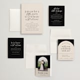 "Little party big love" - Wedding Invitations in Noir by Jessica Corliss - Invitation Suite