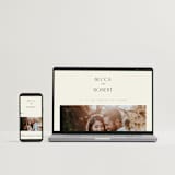 "Elegant Type" - Wedding Invitations in Cream by Louise Kay - FREE Wedding Website