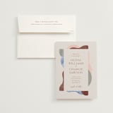 "Deconstruct" - Wedding Invitations in Coastal by Pixel and Hank - Invitation with Envelope