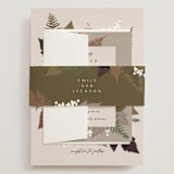 "Autumnal" - Wedding Invitations in Natural by Alethea and Ruth - Assembled with Belly Band