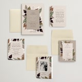 "Autumnal" - Wedding Invitations in Natural by Alethea and Ruth - Invitation Suite