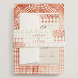 "Moroccan Jewel" - Wedding Invitations in Sepia Sunset by Zhay Smith - Assembled with Belly Band