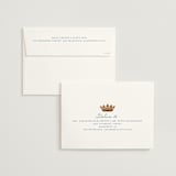 "Swan Crest" - Wedding Invitations in Royal by Cass Loh - FREE Recipient Addressing