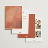 "Giardino" - Wedding Invitations in Saffron by Vera Lim - Back of Card Options