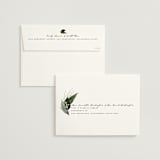 "Natures Greens" - Wedding Invitations in Ivory by Susan Moyal - FREE Recipient Addressing