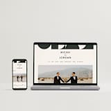 "Kenai" - Wedding Invitations in Shadow by Carly Reed Walker - FREE Wedding Website